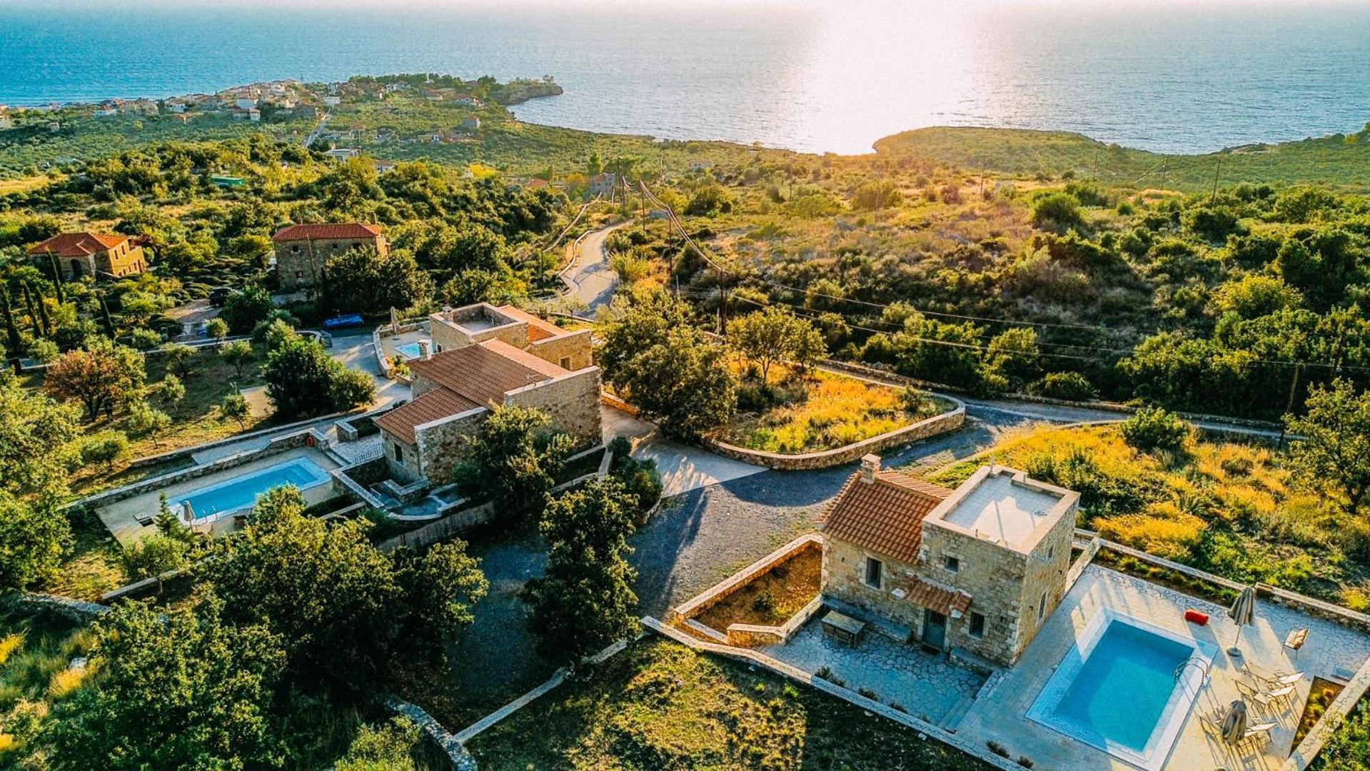 Gea Mani Villas Agios Nikolaos  Luaran gambar